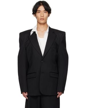 Vetements Biker Tailored Blazer - Black
