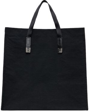 Toga Square Tip Tote - Black