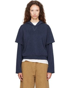 Still Here 2Tee Sweatshirt Hoodie - Blue