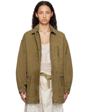 Isabel Marant Tan Kimelia Jacket - Multicolor