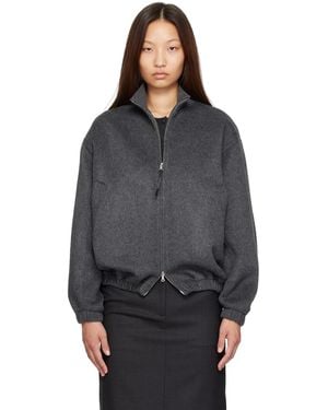 NOTHING WRITTEN Plaza Zip Jacket - Gray