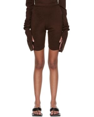 SELASI Ssense Exclusive Kbn Knitwear Edition Shorts - Black