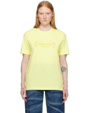 Eytys Yellow Leon 'extra Virgin' T-shirt
