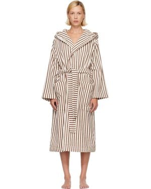 Tekla Terry Hooded Bathrobe - White