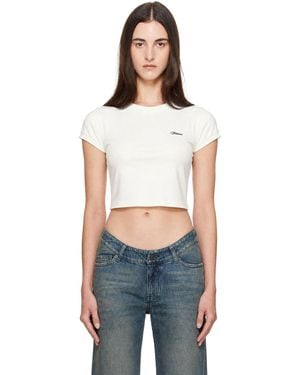 Vetements Off- 'Femme' Fitted T-Shirt - Grey
