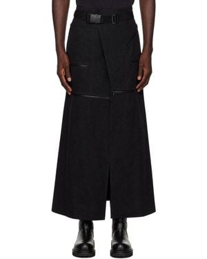 Rick Owens Concordians Odetta Cargo Maxi Skirt - Black