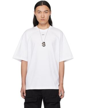 【OFF‐WHITE】90s DJ Slim T-Shirt 関税送料込 Off-White c/o Virgil Abloh Off 90's Dj Slim T-Shirt in White