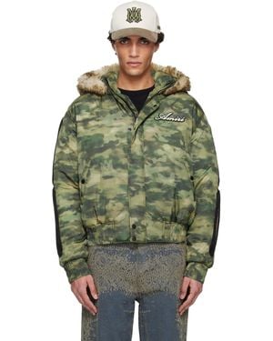 Amiri Bones Hooded Jacket - Green