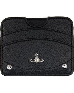 Vivienne Westwood Half Moon Card Holder - Black