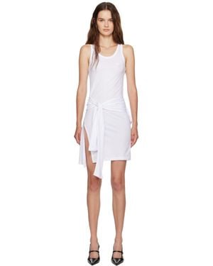 Coperni Knotted Jersey Minidress - Black