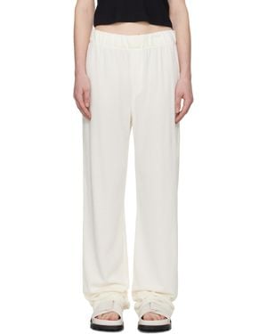 ÉTERNE Off- Thermal Lounge Trousers - White