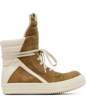 Rick Owens Geobasket Trainers - Brown