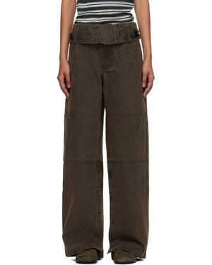 ANDERSSON BELL Folded Work Pants - Black
