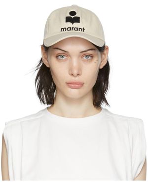 Isabel Marant オフホワイト Tyrony キャップ - マルチカラー