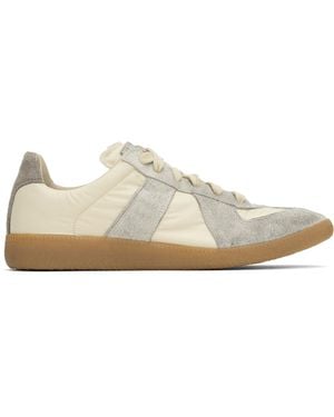 Maison Margiela イエロー＆グレー Replica スニーカー - ブラック
