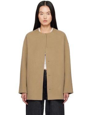 Loulou de Saison トープ Gio コート - ナチュラル