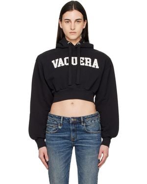 VAQUERA Shoulder Pad Hoodie - Black