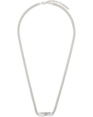 Givenchy Tape' Necklace - White