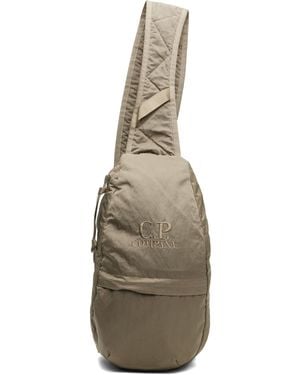 C.P. Company Nylon B Lens Crossbody Bag - Metallic