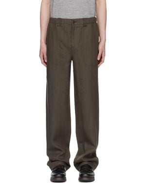 Belstaff Khaki Forge Trousers - Black