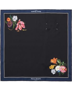 Maison Margiela Silk Scarf - Black