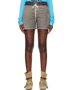 Edward Cuming Half-Moon Swim Shorts - Blue