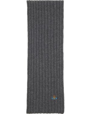 Vivienne Westwood Cashmere Scarf - Grey