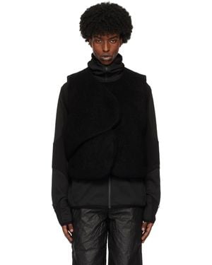 HELIOT EMIL Obelis Mohair Down Vest - Black
