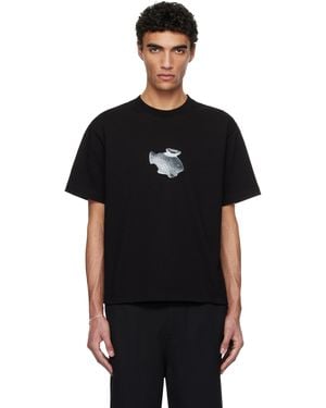 vowels Ceramic T-shirt - Black