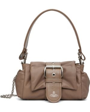 Vivienne Westwood Taupe Hazel Treasure Handbag - Brown