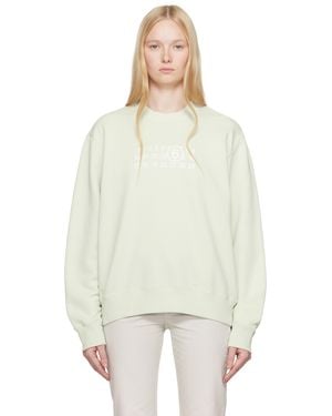 MM6 by Maison Martin Margiela グリーン Numeric スウェットシャツ - マルチカラー