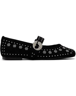 Coperni Belt Ballerina Flats - Black