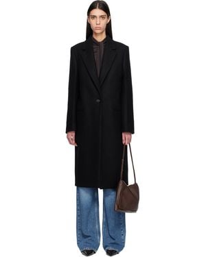 TOTEME Classic Winter Coat - Black