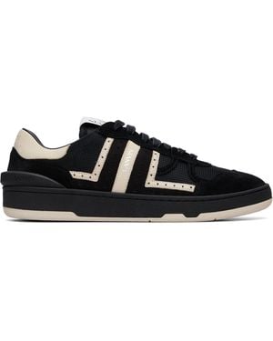 Lanvin Clay Perforated Trainers - Black