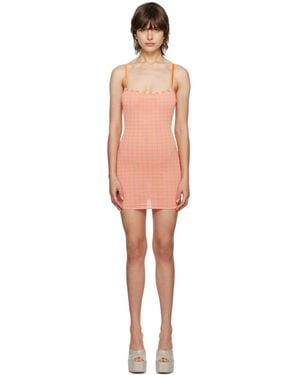 GUIZIO Check Minidress - Black