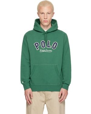 Polo Ralph Lauren Fleece Long Sleeve Hoodie - Green