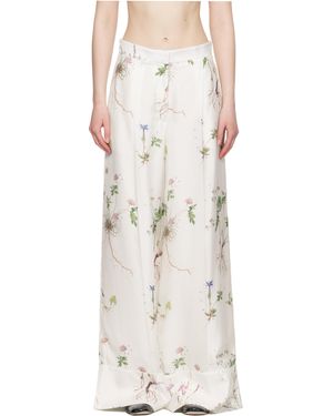Erdem Pajama Pants - Natural