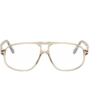 Tom Ford Navigator Light Glasses - Black