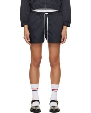 Thom Browne Nylon Tech Track Shorts - Blue