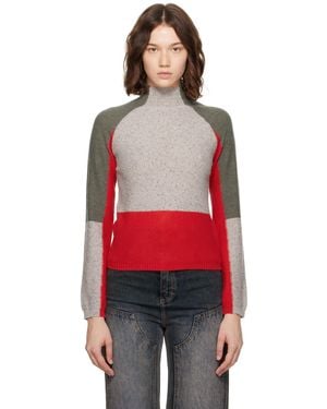 Eckhaus Latta Racer Turtleneck - Red