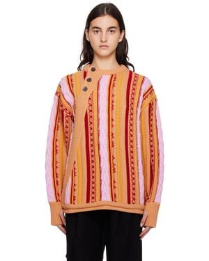 Adererror Buttoned Jumper - Orange