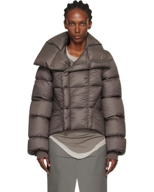Rick Owens Concordians Naska Duvet Down Jacket - Brown