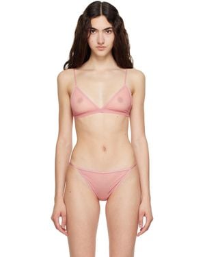 Calvin Klein Ruby Triangle Bralette - Pink