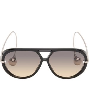 Bottega Veneta Drop Aviator Sunglasses - Brown