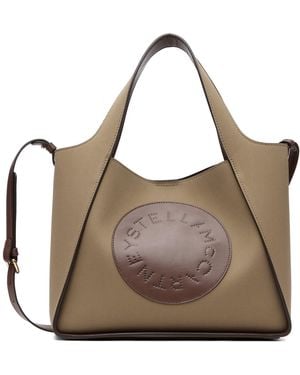 Stella McCartney Logo Crossbody Tote - Brown