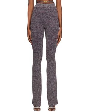 Gcds Multicolour Ribbed Lounge Trousers - Blue