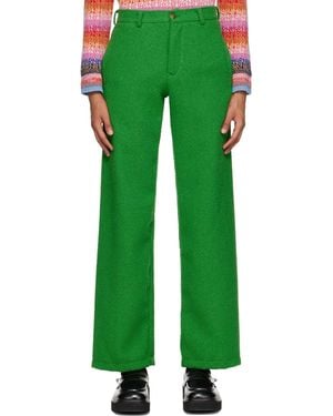 Theophilio Four-Pocket Trousers - Green