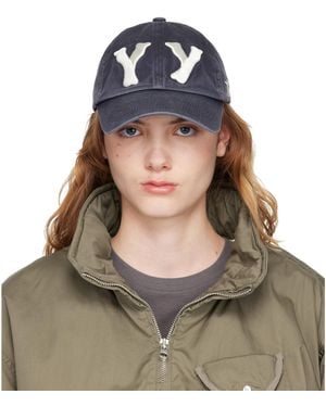 OPEN YY 'Yy' Heart Bone Ball Cap - Blue