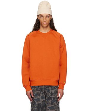 Carhartt Chase スウェットシャツ - オレンジ