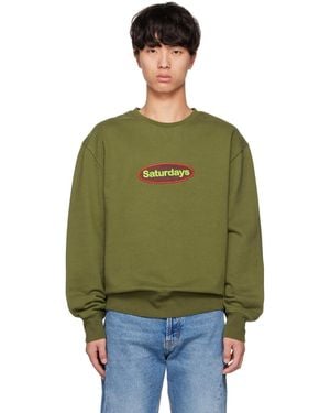 Saturdays NYC Bowery Sweatshirt - Green